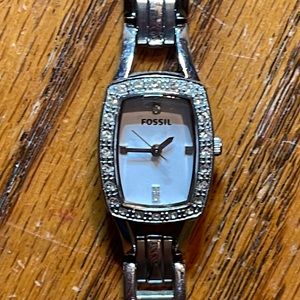 Fossil crystal watch